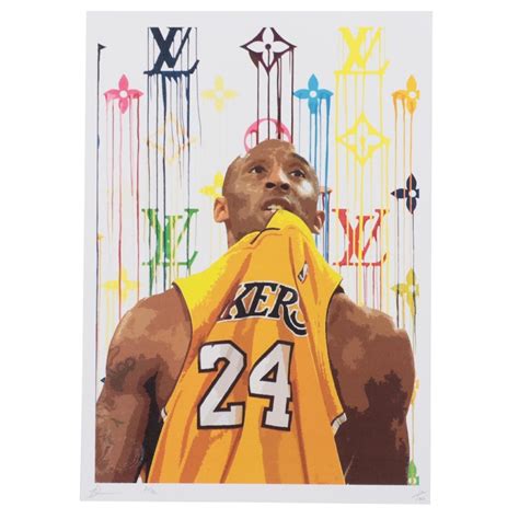 kobe bryant louis vuitton|Death NYC Pop Art Graphic Print of Kobe Bryant x Louis Vuitton.